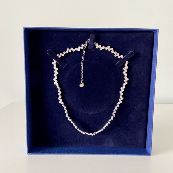 SWAROVSKI Fidelity Crystal Bridal Collar Necklace - Picture 2 of 6